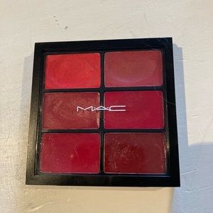 MAC editorial reds lip palette